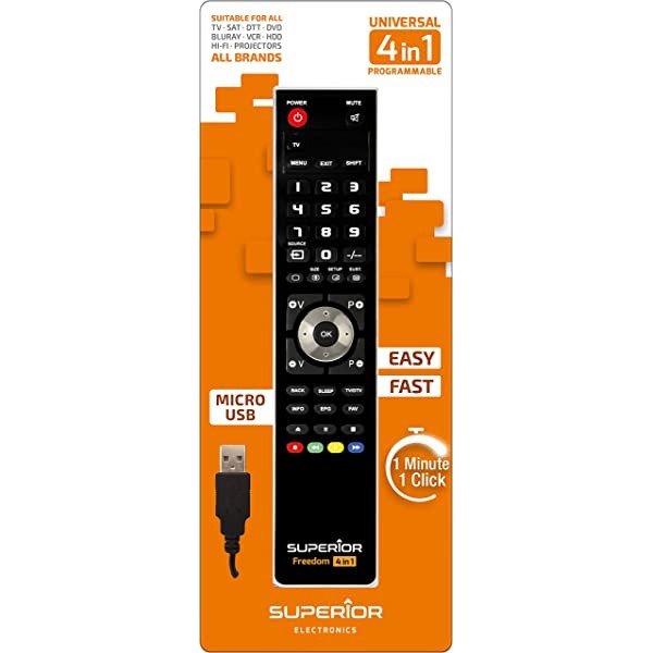 Superior Telecomando Universale Freedom Micro USB 4 in 1 Superior Telecomando Universale Freedom Micro USB 4 in 1